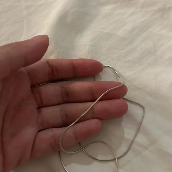 *🛒 FREE WITH PURCHASE* Pearl pendant silver chain necklace - Picture 9 of 15